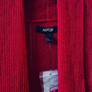 Apt. 9 women’s Vibrant Red Cardigan